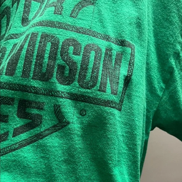 Harley-Davidson Bold Green Tee - Picture 3 of 4